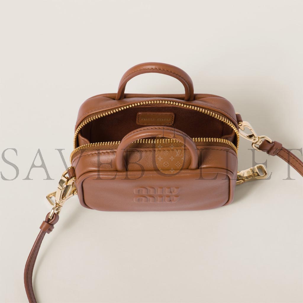 MIU MIU LEATHER MICRO BAG 5NR020 (10.5*4cm) MIU MIU LEATHER MICRO BAG 5NR020 (10.5*4cm)
